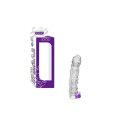 SEN INTIMO - Funda en silicona masculina con bala vibradora hombre condon