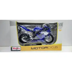 MAISTO - MOTO YAMAHA YZF-R1 2021 A ESCALA 1/12 DE COLECCIÓN