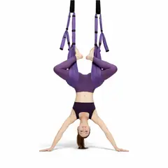 GENERICO - HAMACA COLUMPIO AÉREO YOGA VIOLETA