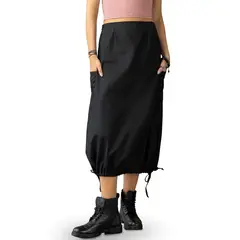 RUTTA - Falda Larga Mujer Negro 100204