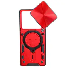 GENERICO - Estuche Proteccion Camara Con Soporte Infinix note 40 pro 5g Rojo