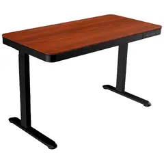 GENERICO - Escritorio Ajustable Tauret Rising Desk Nogal Oscuro 1,40 cm x 70 cm