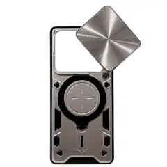 GENERICO - Estuche Proteccion Camara Con Soporte Infinix note 40 pro 5g Gris