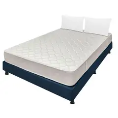 GENERICO - Colchón anatómico y basecama obsequio dos almohadas 140x190cm