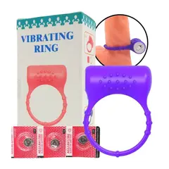 GENERICO - Anillo Vibrador Pene Retardante Eyaculación Texturizado