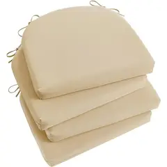 DISEÑOS RAMONA'S - Cojín Para Silla Redondos Setx4 42x42 Beige
