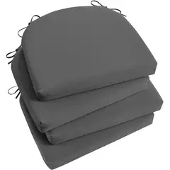 DISEÑOS RAMONA'S - Cojín Para Silla Redondos Setx4 42x42 Gris Claro