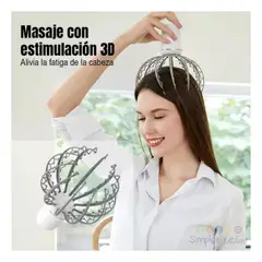 AFM - Masajeador De Cabeza Vibración Relajante Antiestrés Portátil