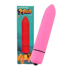 GENERICO - Mini Vibrador Discreto Bala Vibradora Potente Punto G Clítoris Rosa