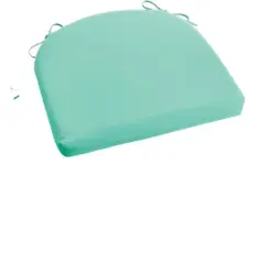 DISEÑOS RAMONA'S - Cojín Para Silla Redondo 42x42 Turquesa