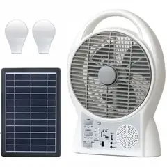 ONE PIXEL - Ventilador Recargable Solar 6 En 1 8029