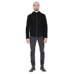 LA CHAQUETERIA - Chaqueta en Cuero Gamuza Negro Vilgot