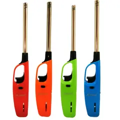 GENERICO - Briquet Mechero Encendedor Recargable Cocina Gas Butano