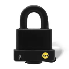 YALE - Candado zinc laminado recubierto 51mm ref0008815