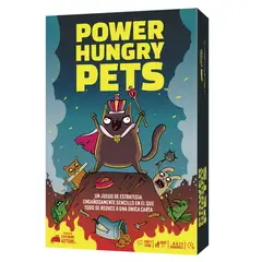 ASMODEE - Power Hungry Pets Juego De Cartas Español
