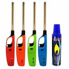 GENERICO - Encendedor mechero Briquet horno cocina + Gas Butano