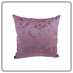 DAVINCI - Cojin decorativo de diseño color rosa pastel 40x40.