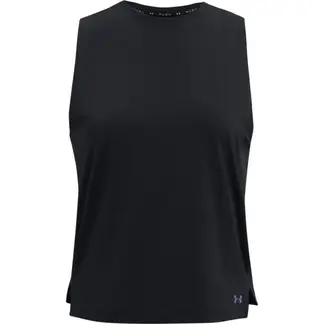 UNDER ARMOUR - Camiseta Mujer RUSH TANK-BLK Negro