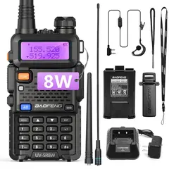 BAOFENG - Radios de comunicación UHV-VHF 5R hasta 8 kilómetros