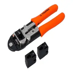 TRUPER - PONCHADORA PARA CONECTORES RJ-09 RJ-11 RJ-12 RJ-45
