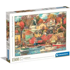 CLEMENTONI - Rompecabezas Adulto 1500 Piezas Puerto Colorido