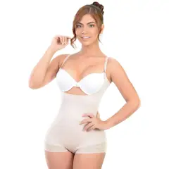 LICSY - Body Moldeador Media Compresión con Encaje Fit