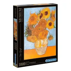 CLEMENTONI - Rompecabezas 1000 Piezas Obra De Arte Van Gogh Girasoles
