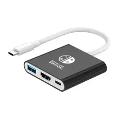 GENERICO - Adaptador Usb-c A Hdmi Usb 3.0 Pd 100w Para Nintendo Switch