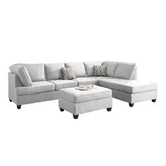 GENERICO - SALA MODERNA CATANIA MICROFIBRA BLANCO