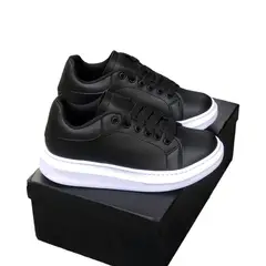 EVEGONZ - Calzado Casual Negro Zapatillas Urbanas Dama