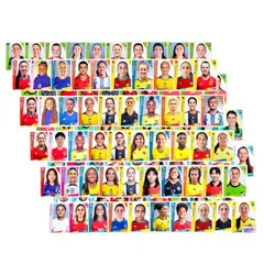 PANINI - 100 Láminas Mundial Femenino 2023 Sin Repetir Al Azar
