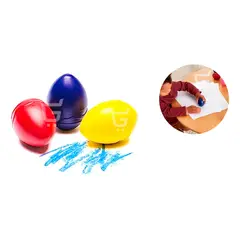 GENERICO - Crayones Ergonómicos Para Niños 6 Colores Surtidos Arte Pint