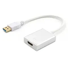 GENERICO - Adaptador Hdmi Usb 3.0 A Hdmi 1080p Extiende Duplica Imagen
