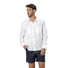 ONDA DE MAR - Camisa Blanco Odmguashiw