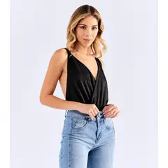 DEREK - Blusa para Mujer tipo Body
