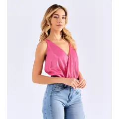 DEREK - Blusa para Mujer tipo Body