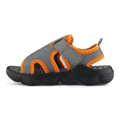 TITINOS - Sandalia Niña Velcro Playera Gris