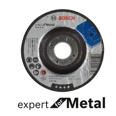 BOSCH - DISCO PULIR METAL 4.1/2" X 1/4" X 7/8" EXPERT T-27