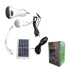 GENERICO - Bombillo Panel Solar Cclamp CL-508 Portátil 12w Interiores Exteriores