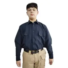 DESIERTO - Camisa Tactica Azul Oscura
