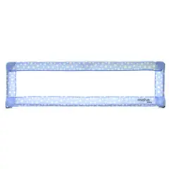 ASALVO - Baranda De Seguridad Para Cama De Bebes Niños 150Cm Stars Azul