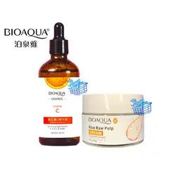 BIOAQUA - Suero vitamina C+ Crema Arroz