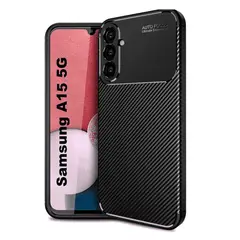 GENERICO - Estuche Case Fibra de Carbono Compatible Con Samsung A15 Negro