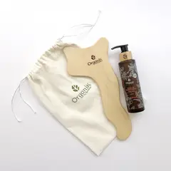 ORGANIK BY AGUADULCE - Kit corporal - Guasha de madera y aceite corporal natural