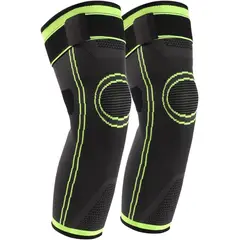 GENERICO - Rodillera Larga Compresión Pierna Completa Gym