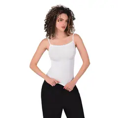 RITCHI - Blusa Control Tiras Ajustables Mujer Casual Slim
