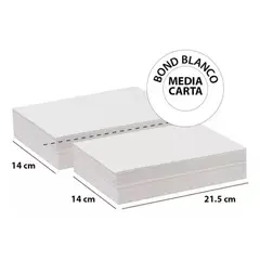 GARABATOS - Resma De Papel Media X 2 Unidades