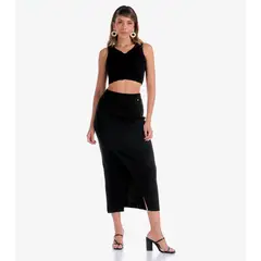 DEREK - Conjunto Falda y Blusa para Mujer