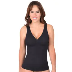 RITCHI - Blusa Control Mujer Sisa Cuello Corazón Slim Casual