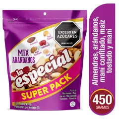 LA ESPECIAL - Pasabocas Mezcla de Arándanos Doypack
